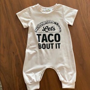 Let’s Taco About It Toddler Romper